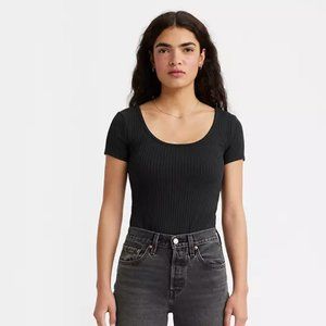 Levi's open neck short sleeve shirt